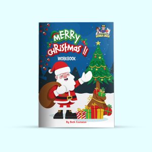 Merry Christmas Activity Workbook for Kids book cover
