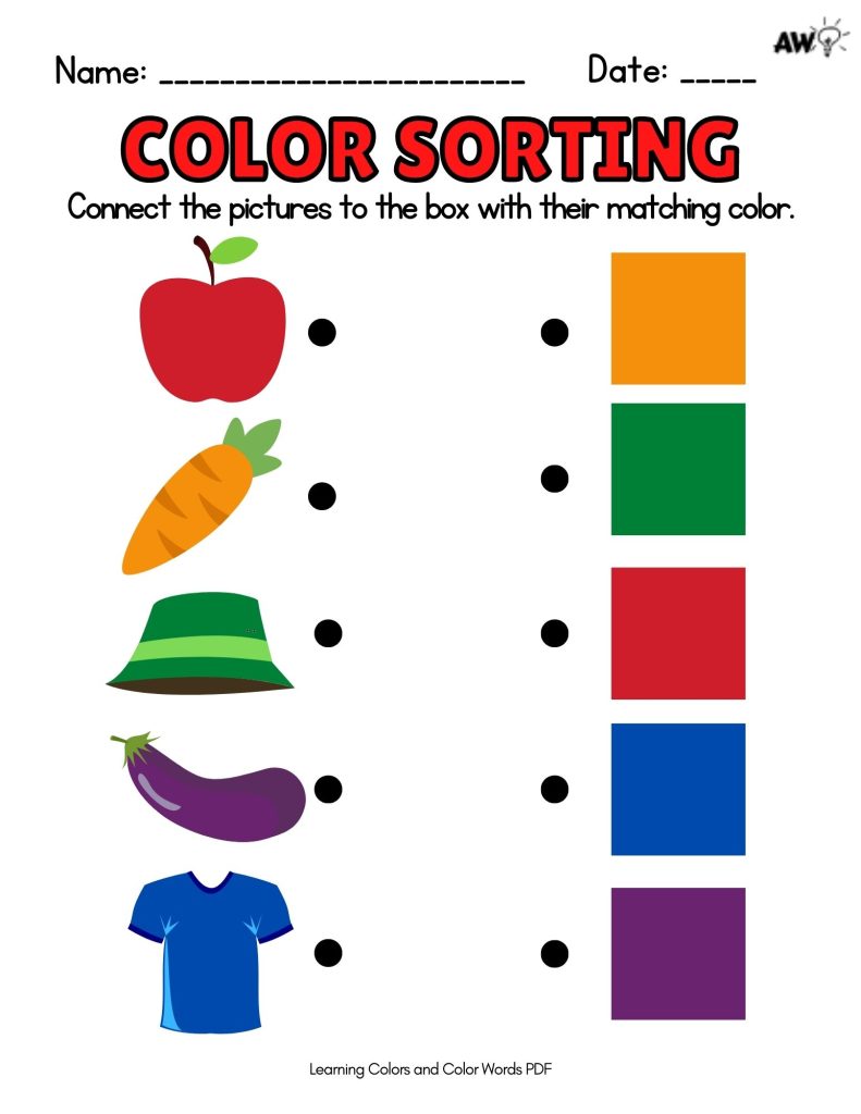Lesson 1-Learn Colors for Preschoolers (Watch Video and Download Curriculum)